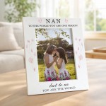 Nan Gifts From Grandchildren Nan Picture Frame Floral Keepsake Nan Gifts From Grandchildren Nan Picture Frame Floral Keepsake