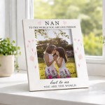 Nan Gifts From Grandchildren Nan Picture Frame Floral Keepsake Nan Gifts From Grandchildren Nan Picture Frame Floral Keepsake