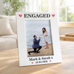 ENGAGED Photo Frame, Personalised Picture Frame For Couple ENGAGED Photo Frame, Personalised Picture Frame For Couple