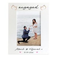 Engagement Frame Personalised Engagement Gifts For Couples