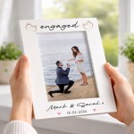 Engagement Frame Personalised Engagement Gifts For Couples Engagement Frame Personalised Engagement Gifts For Couples
