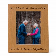 50th Wedding Anniversary For Wife Couple Gift Photo Frame