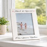 Personalised 5th Anniversary Gift Couple Photo Frame Personalised 5th Anniversary Gift Couple Photo Frame