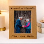 40th Wedding Anniversary For Wife Couple Gift Photo Frame 40th Wedding Anniversary For Wife Couple Gift Photo Frame