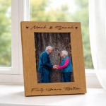 40th Wedding Anniversary For Wife Couple Gift Photo Frame 40th Wedding Anniversary For Wife Couple Gift Photo Frame