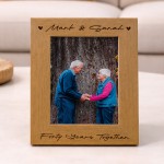 40th Wedding Anniversary For Wife Couple Gift Photo Frame 40th Wedding Anniversary For Wife Couple Gift Photo Frame
