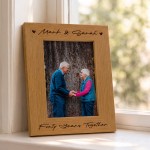 40th Wedding Anniversary For Wife Couple Gift Photo Frame 40th Wedding Anniversary For Wife Couple Gift Photo Frame