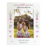Grandma Photo Frame Grandma Gifts Personalised Photo Frame