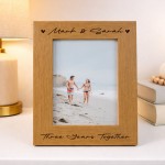 Gift For 3rd Anniversary For Husband Wife Boyfriend Frame