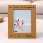 Gift For 3rd Anniversary For Husband Wife Boyfriend Frame