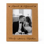 20th Wedding Anniversary For Wife Couple Gift Photo Frame