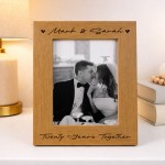 20th Wedding Anniversary For Wife Couple Gift Photo Frame