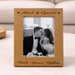 20th Wedding Anniversary For Wife Couple Gift Photo Frame