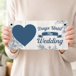 Countdown To The Wedding Plaque Engagement Gifts For Bride To Be