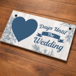 Countdown To The Wedding Plaque Engagement Gifts For Bride To Be