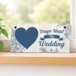 Countdown To The Wedding Plaque Engagement Gifts For Bride To Be