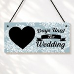 Days Until Wedding Countdown Plaque Enagagement Gifts For Bride