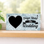 Days Until Wedding Countdown Plaque Enagagement Gifts For Bride