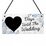Wedding Countdown Plaque Days Until The Wedding Sign 