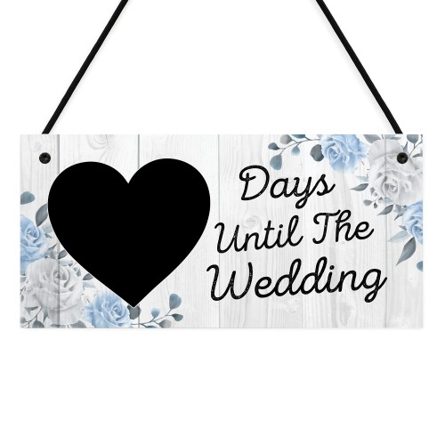 Wedding Countdown Plaque Days Until The Wedding Sign 
