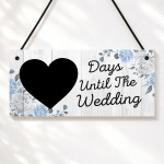 Wedding Countdown Plaque Days Until The Wedding Sign 