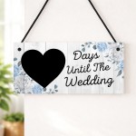 Wedding Countdown Plaque Days Until The Wedding Sign 