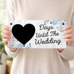 Wedding Countdown Plaque Days Until The Wedding Sign 