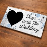 Wedding Countdown Plaque Days Until The Wedding Sign 