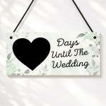 Days Until The Wedding Countdown Plaque Engagement Gift Days Until The Wedding Countdown Plaque Engagement Gift