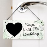 Days Until The Wedding Countdown Plaque Engagement Gift Days Until The Wedding Countdown Plaque Engagement Gift