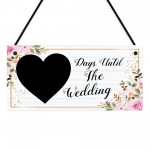 Days Until The Wedding Sign Wedding Countdown Plaque Bride To Be Days Until The Wedding Sign Wedding Countdown Plaque Bride To Be