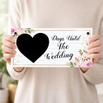Days Until The Wedding Sign Wedding Countdown Plaque Bride To Be Days Until The Wedding Sign Wedding Countdown Plaque Bride To Be