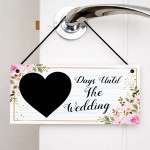 Days Until The Wedding Sign Wedding Countdown Plaque Bride To Be Days Until The Wedding Sign Wedding Countdown Plaque Bride To Be