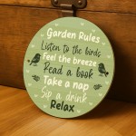 Beautiful Garden Rules Sign Garden Shed Yard Signs Beautiful Garden Rules Sign Garden Shed Yard Signs