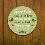 Beautiful Garden Rules Sign Garden Shed Yard Signs Beautiful Garden Rules Sign Garden Shed Yard Signs