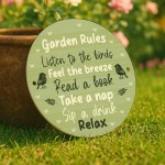 Beautiful Garden Rules Sign Garden Shed Yard Signs Beautiful Garden Rules Sign Garden Shed Yard Signs