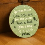 Beautiful Garden Rules Sign Garden Shed Yard Signs Beautiful Garden Rules Sign Garden Shed Yard Signs