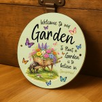 Welcome To My Garden Plaque For Outside Acrylic Garden Signs Welcome To My Garden Plaque For Outside Acrylic Garden Signs