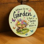 Welcome To My Garden Plaque For Outside Acrylic Garden Signs Welcome To My Garden Plaque For Outside Acrylic Garden Signs