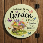 Welcome To My Garden Plaque For Outside Acrylic Garden Signs Welcome To My Garden Plaque For Outside Acrylic Garden Signs