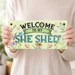 Garden Sign Welcome To My Shed Shed Plaque For Outside Garden Sign Welcome To My Shed Shed Plaque For Outside