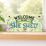 Garden Sign Welcome To My Shed Shed Plaque For Outside Garden Sign Welcome To My Shed Shed Plaque For Outside