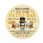 Welcome Patio Bar Sign Acrylic Garden Sign Welcome Plaque Welcome Patio Bar Sign Acrylic Garden Sign Welcome Plaque