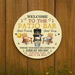 Welcome Patio Bar Sign Acrylic Garden Sign Welcome Plaque Welcome Patio Bar Sign Acrylic Garden Sign Welcome Plaque