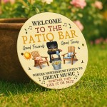 Welcome Patio Bar Sign Acrylic Garden Sign Welcome Plaque Welcome Patio Bar Sign Acrylic Garden Sign Welcome Plaque