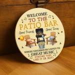 Welcome Patio Bar Sign Acrylic Garden Sign Welcome Plaque Welcome Patio Bar Sign Acrylic Garden Sign Welcome Plaque