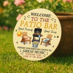 Welcome Patio Bar Sign Acrylic Garden Sign Welcome Plaque Welcome Patio Bar Sign Acrylic Garden Sign Welcome Plaque