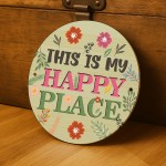 Funny Garden Sign This Is My Happy Place Sign For Garden Shed