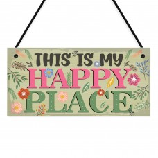 Garden Sign Plaques for Outside Yard Sign This Is My Happy Place