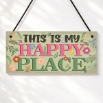 Garden Sign Plaques for Outside Yard Sign This Is My Happy Place